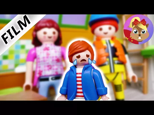 摩比游戏 playmobil 玩偶影片 小尤很朋友恶作剧 交换家庭,他们能发现我是谁吗?